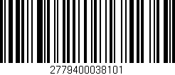 Código de barras (EAN, GTIN, SKU, ISBN): '2779400038101'