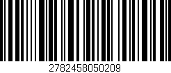 Código de barras (EAN, GTIN, SKU, ISBN): '2782458050209'
