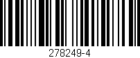 Código de barras (EAN, GTIN, SKU, ISBN): '278249-4'