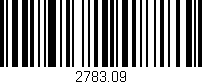 Código de barras (EAN, GTIN, SKU, ISBN): '2783.09'