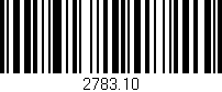 Código de barras (EAN, GTIN, SKU, ISBN): '2783.10'
