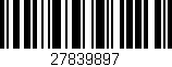 Código de barras (EAN, GTIN, SKU, ISBN): '27839897'