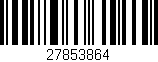 Código de barras (EAN, GTIN, SKU, ISBN): '27853864'