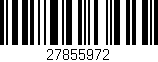 Código de barras (EAN, GTIN, SKU, ISBN): '27855972'