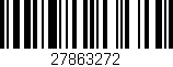 Código de barras (EAN, GTIN, SKU, ISBN): '27863272'