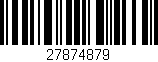Código de barras (EAN, GTIN, SKU, ISBN): '27874879'