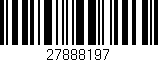 Código de barras (EAN, GTIN, SKU, ISBN): '27888197'