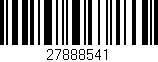 Código de barras (EAN, GTIN, SKU, ISBN): '27888541'