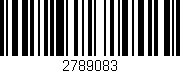 Código de barras (EAN, GTIN, SKU, ISBN): '2789083'