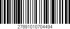 Código de barras (EAN, GTIN, SKU, ISBN): '27891010704494'