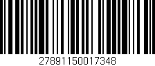 Código de barras (EAN, GTIN, SKU, ISBN): '27891150017348'