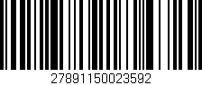 Código de barras (EAN, GTIN, SKU, ISBN): '27891150023592'
