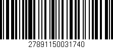 Código de barras (EAN, GTIN, SKU, ISBN): '27891150031740'