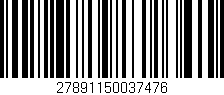 Código de barras (EAN, GTIN, SKU, ISBN): '27891150037476'