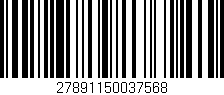 Código de barras (EAN, GTIN, SKU, ISBN): '27891150037568'