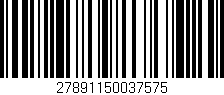 Código de barras (EAN, GTIN, SKU, ISBN): '27891150037575'