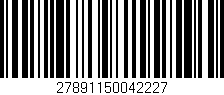Código de barras (EAN, GTIN, SKU, ISBN): '27891150042227'