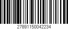 Código de barras (EAN, GTIN, SKU, ISBN): '27891150042234'