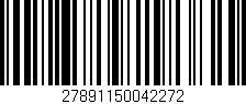 Código de barras (EAN, GTIN, SKU, ISBN): '27891150042272'