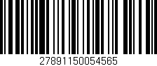 Código de barras (EAN, GTIN, SKU, ISBN): '27891150054565'