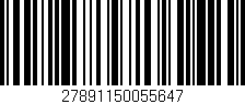 Código de barras (EAN, GTIN, SKU, ISBN): '27891150055647'