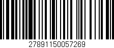 Código de barras (EAN, GTIN, SKU, ISBN): '27891150057269'