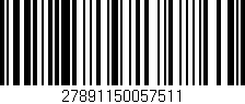 Código de barras (EAN, GTIN, SKU, ISBN): '27891150057511'