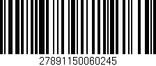 Código de barras (EAN, GTIN, SKU, ISBN): '27891150060245'