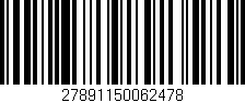 Código de barras (EAN, GTIN, SKU, ISBN): '27891150062478'