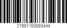 Código de barras (EAN, GTIN, SKU, ISBN): '27891150063444'