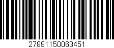 Código de barras (EAN, GTIN, SKU, ISBN): '27891150063451'