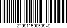Código de barras (EAN, GTIN, SKU, ISBN): '27891150063949'