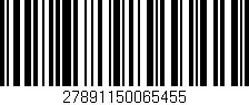 Código de barras (EAN, GTIN, SKU, ISBN): '27891150065455'