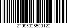 Código de barras (EAN, GTIN, SKU, ISBN): '27896025500123'