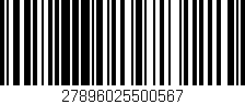 Código de barras (EAN, GTIN, SKU, ISBN): '27896025500567'