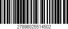 Código de barras (EAN, GTIN, SKU, ISBN): '27896025514502'
