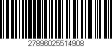 Código de barras (EAN, GTIN, SKU, ISBN): '27896025514908'