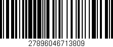 Código de barras (EAN, GTIN, SKU, ISBN): '27896046713809'