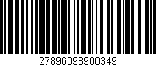 Código de barras (EAN, GTIN, SKU, ISBN): '27896098900349'