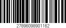 Código de barras (EAN, GTIN, SKU, ISBN): '27896098901162'