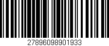 Código de barras (EAN, GTIN, SKU, ISBN): '27896098901933'