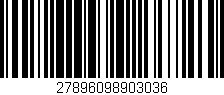 Código de barras (EAN, GTIN, SKU, ISBN): '27896098903036'