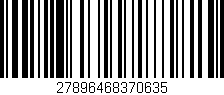 Código de barras (EAN, GTIN, SKU, ISBN): '27896468370635'