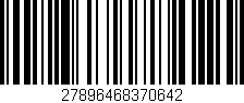 Código de barras (EAN, GTIN, SKU, ISBN): '27896468370642'