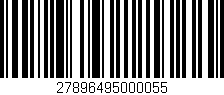Código de barras (EAN, GTIN, SKU, ISBN): '27896495000055'