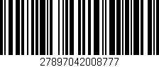 Código de barras (EAN, GTIN, SKU, ISBN): '27897042008777'