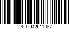 Código de barras (EAN, GTIN, SKU, ISBN): '27897042011067'