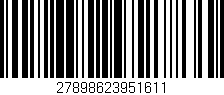 Código de barras (EAN, GTIN, SKU, ISBN): '27898623951611'