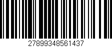 Código de barras (EAN, GTIN, SKU, ISBN): '27899348561437'