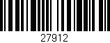 Código de barras (EAN, GTIN, SKU, ISBN): '27912'